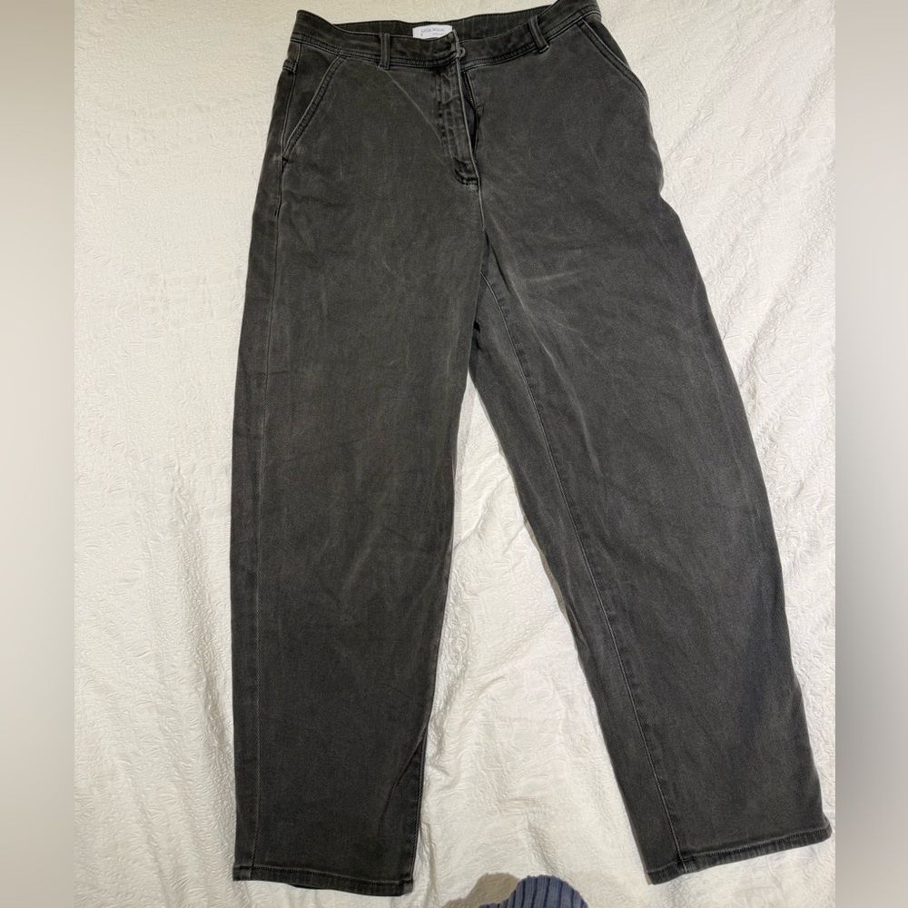 Little moon Aritzia black cropped jeans